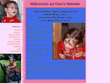 Tablet Screenshot of claradyck.de
